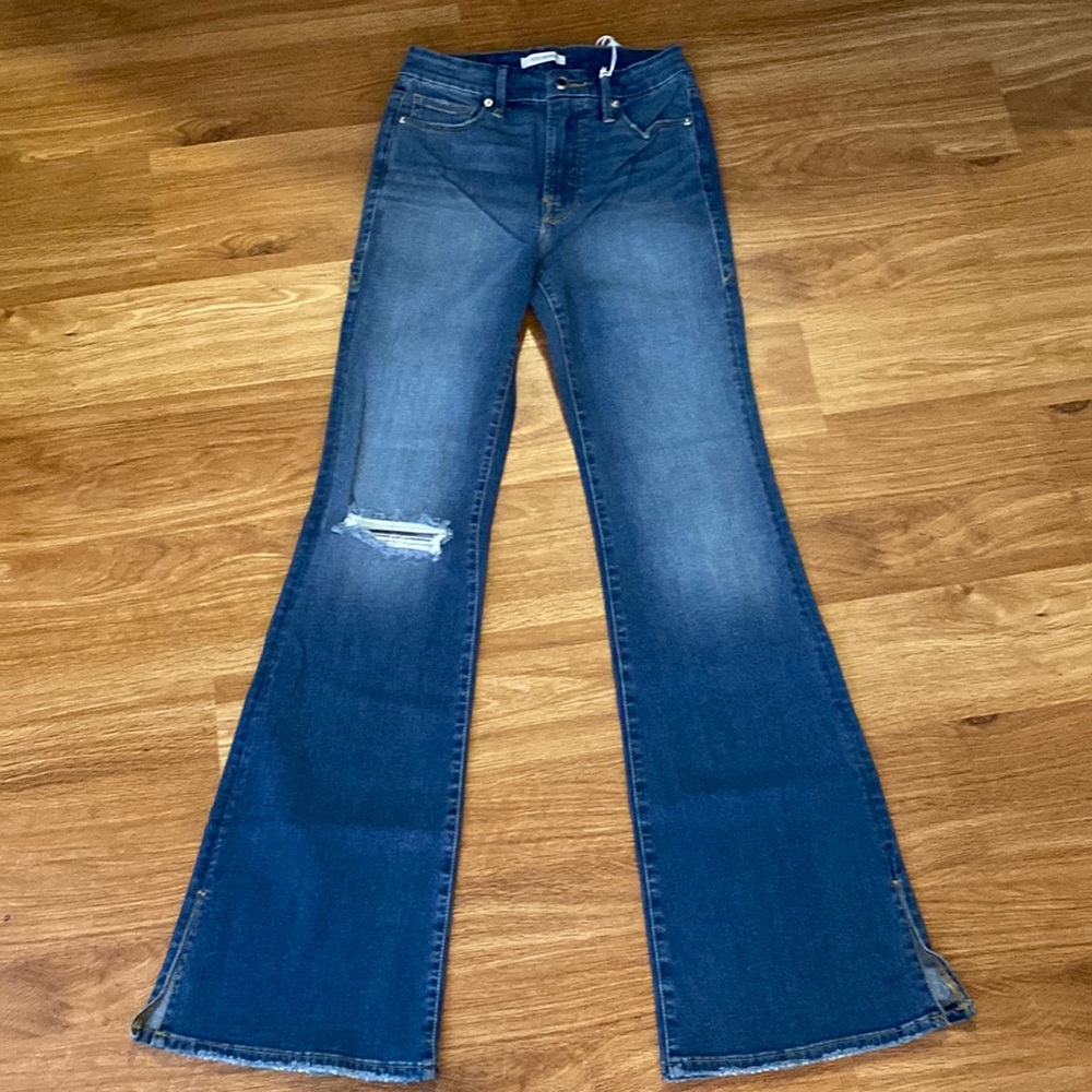 Good American good flare jeans